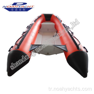 Alüminyum Rijit Şişirilebilir Balıkçı Dinghy Boats 3M